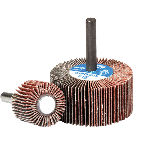 Flap Wheel, Aluminum Oxide, 180 Grit, 3" x 1" x 1/4" Ontario Safety Products