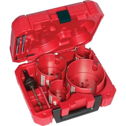 Big Hawg Hole Saw Set, 8 Pieces Ontario Safety Products