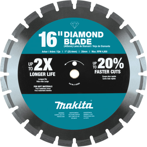 Lame diamant &agrave; bordure segment&eacute;e Ontario Safety Products