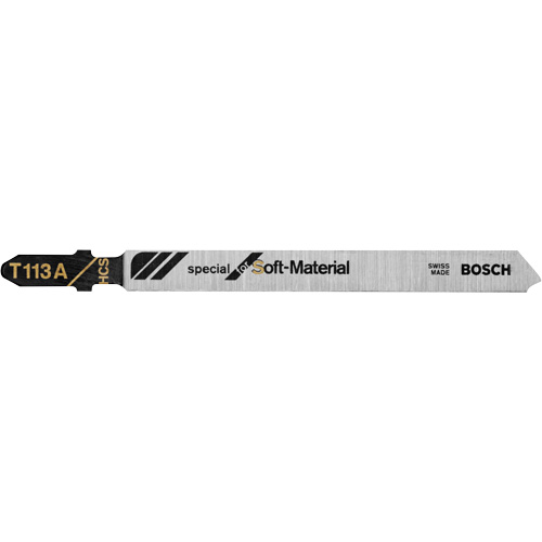 Knife-Edge Jigsaw Blades, High-Carbon Steel, T-Shank, 4" L Ontario Safety Products