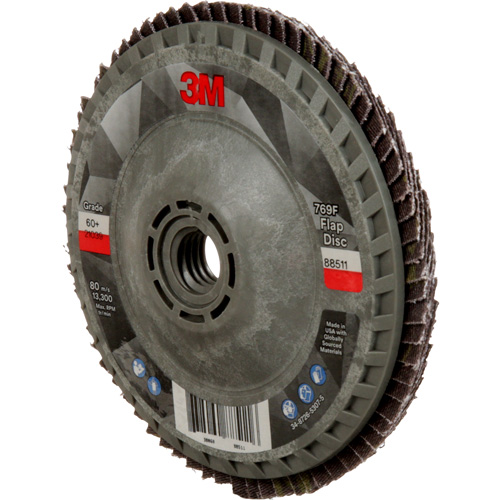 769F Quick Change Flap Disc, 4-1/2" x 5/8"-11, Type 27, 60+ Grit, Ceramic Ontario Safety Products