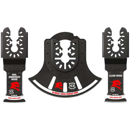 3-Piece Universal Fit Bi-Metal Oscillating Blade Set Ontario Safety Products