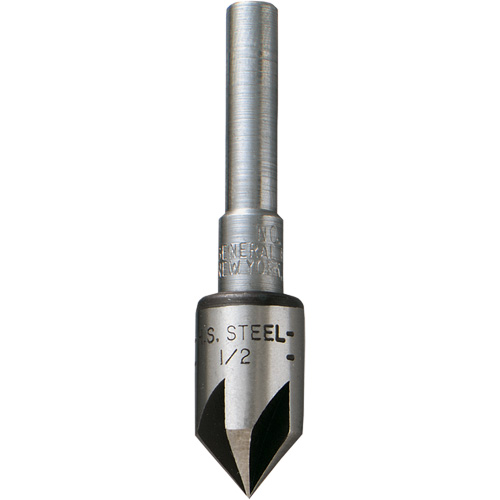 Countersink Bit, 1/2", High Speed Steel, 82° Angle, 5 Flutes Ontario Safety Products