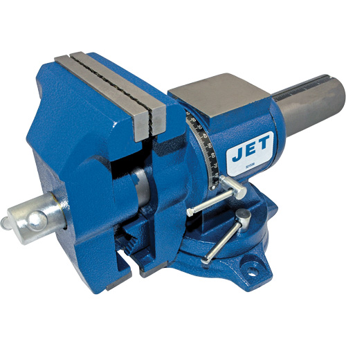 Multi-Purpose Heavy-Duty Vise, 5" Jaw Width, 3" Throat Depth Ontario Safety Products