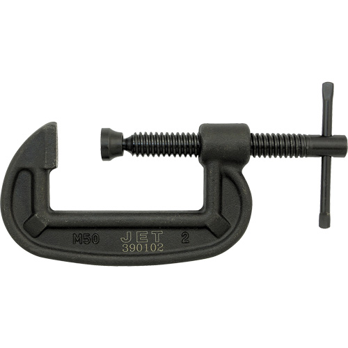 Serre-joint en C robuste, Capacit&eacute; de 2" (50,8 mm), Profondeur de gorge de 1" (25,4 mm) Ontario Safety Products