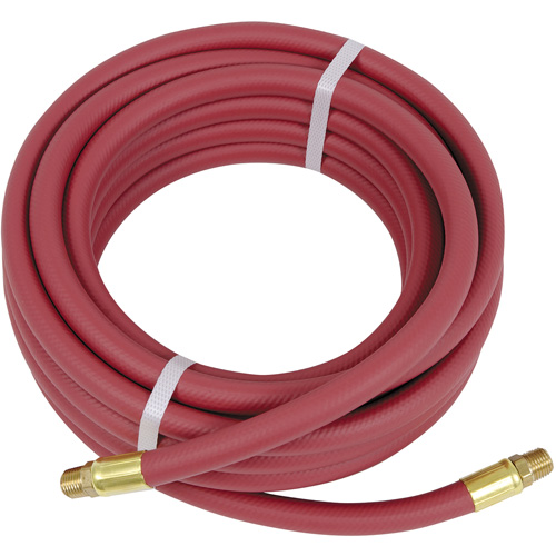 Heavy-Duty Air Hose, Air, PVC, 3/8" dia. x 25', 300 psi, 3/8" NPT Ontario Safety Products