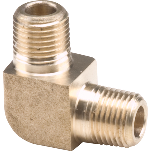 Coudes de tuyau 90° m&acirc;le, 1/2" x 3/8" dia., Laiton Ontario Safety Products