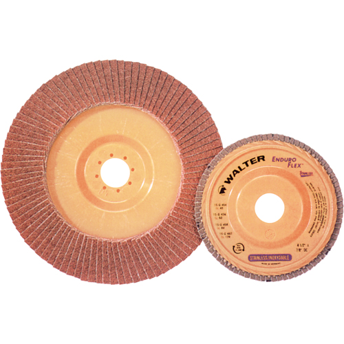 Enduro-Flex Stainless Flap Disc, 4-1/2" x 7/8", Type 27, 40 Grit, Zirconia Alumina Ontario Safety Products