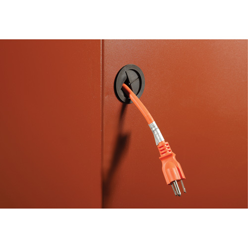 Field Office Jobsite Box, 33" W x 63" D x 80" H, Steel, Red Ontario Safety Products