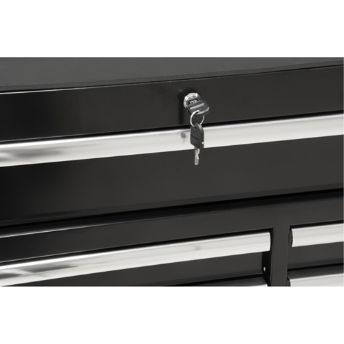 Chariot &agrave; outils industriel, 11 tiroirs, 41" la x 18-3/4" p x 39-1/3" h, Noir Ontario Safety Products