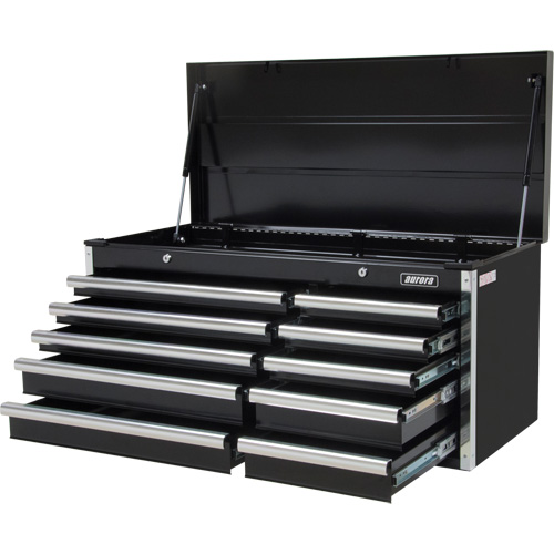 Coffre &agrave; outils industriel, 41" la, 10 tiroirs, Noir Ontario Safety Products
