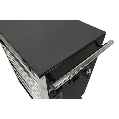 Heavy-Duty Tool Cart, 7 Drawers, 28" W x 22" D x 42-3/8" H, Black Ontario Safety Products