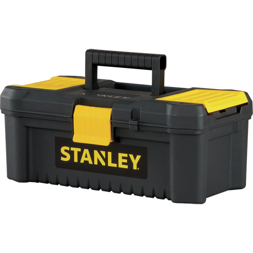 Coffre &agrave; outils avec plateau Essential, 12-1/2" la x 7-3/8" p x 5-1/8" h, Noir/Jaune Ontario Safety Products