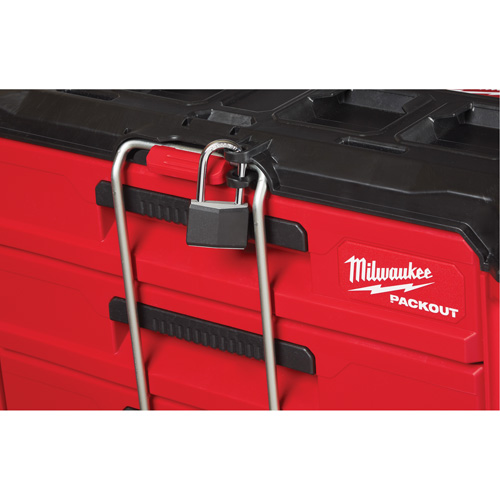 Boîte &agrave; outils avec 3 tiroirs Packout, 16-1/3" x 14-1/3" x 22-1/5", Noir/Rouge Ontario Safety Products