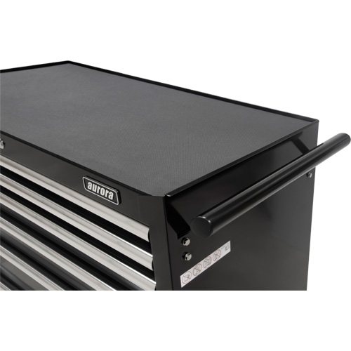 Industrial Tool Cart, 6 Drawers, 39" W x 20-4/5" D x 38-1/2" H, Black Ontario Safety Products