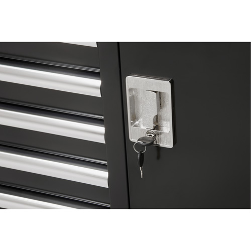 Chariot &agrave; outils industriel, 8 tiroirs, 44-3/10" la x 21-1/10" p x 36-7/10" h, Noir Ontario Safety Products