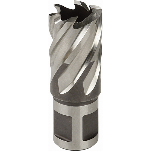 Fraise annulaire, Diam&egrave;tre de 3/4", Acier rapide, Profondeur de la coupe de 3", Tige 3/4" Ontario Safety Products