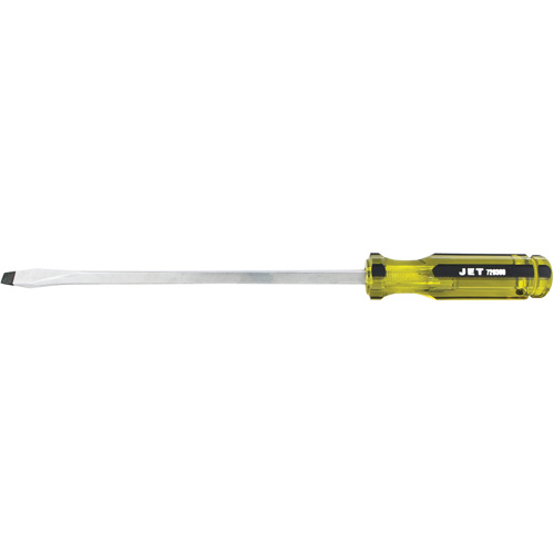Slot Jumbo Handle Screwdriver, 3/8", 10" L, Plastic Handle Ontario Safety Products
