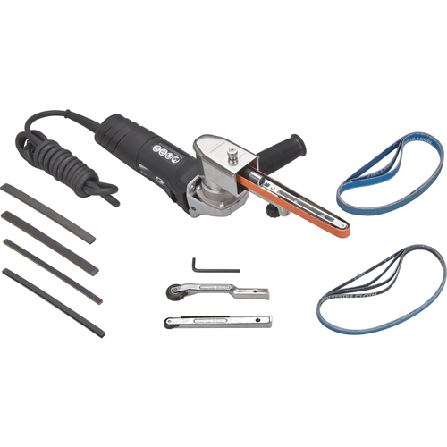 Electric Dynafile&reg; II  Abrasive Belt Machines, 1/8" - 3/4" Ontario Safety Products