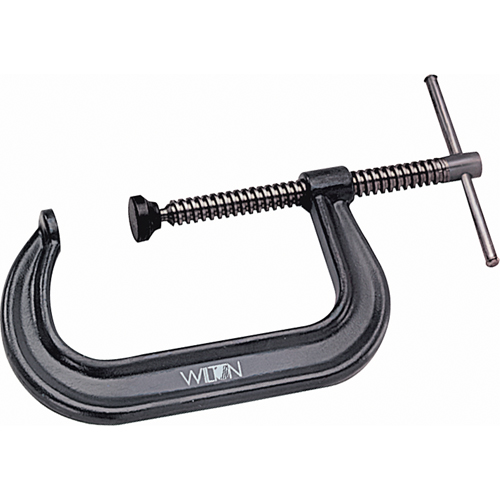 C-Clamp, 4-1/4" (108 mm) Capacity, 3-1/4" (83 mm) Throat Depth Ontario Safety Products
