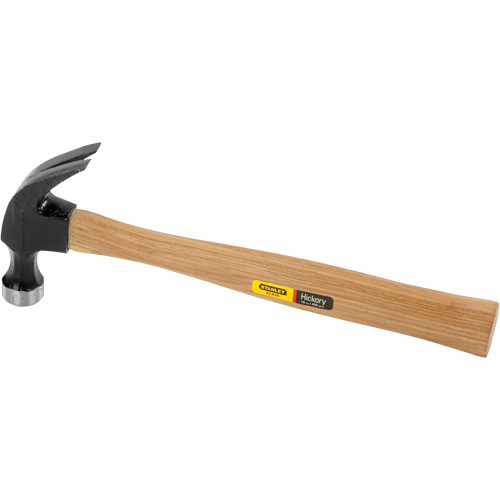Hammer, 16 oz., Wood Handle, 5-6/25" L Ontario Safety Products