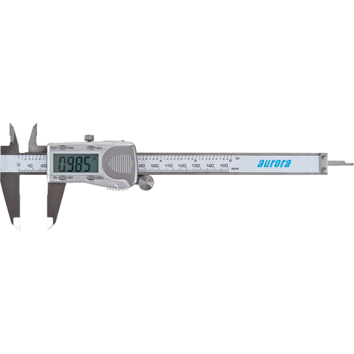 Pieds &agrave; coulisse num&eacute;riques & &eacute;lectroniques, R&eacute;solution de 0,001" (0,03 mm), 0 - 6" (0 - 152 mm) gamme de mesure Ontario Safety Products