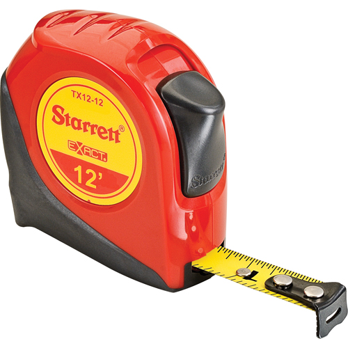 Measuring Tape, 1/2" x 12', 1/16" Graduations Ontario Safety Products