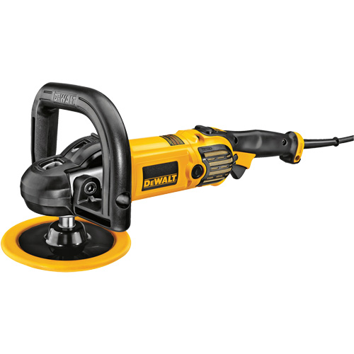 Polisseuse &agrave; vitesse variable avec d&eacute;marrage souple, 9"/7" tampon, 120 V, 12 A, 0-3500 Tr/min &agrave; vide Ontario Safety Products