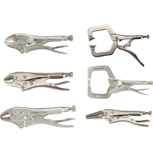 Jeu de pinces verrouillables, 6 Morcea Ontario Safety Products