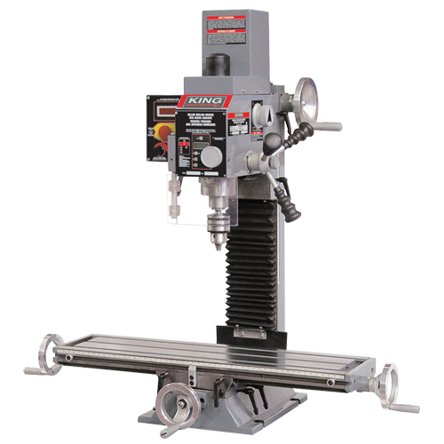 Milling Drilling Machine with Digital Readout, 2 Speeds, 5/8" Drilling Capacity Ontario Safety Products
