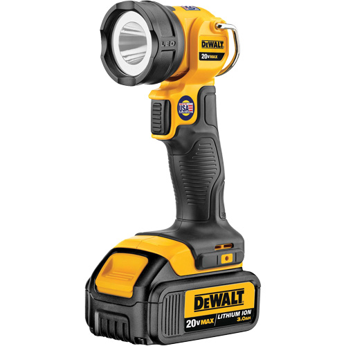 Max Work Light, LED, 110 Lumens, 11 Hrs. Run Time, Rechargeable Battery, Plastic Ontario Safety Products