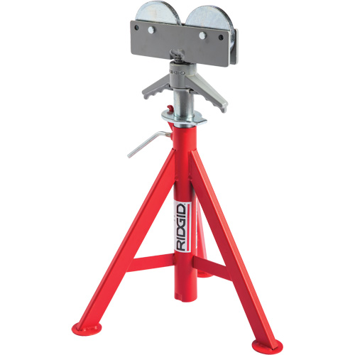 Support de tuyau pour rouleau baiss&eacute; no RJ-98, 59-104 cm R&eacute;glage de la hauteur, 12" Capacit&eacute; max. de tuyau, 1000 lb Capacit&eacute; de charge max. Ontario Safety Products