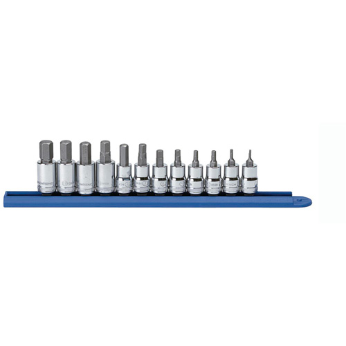 Metric Socket Set, Hex, 3/8" Drive, 12 Pcs Ontario Safety Products