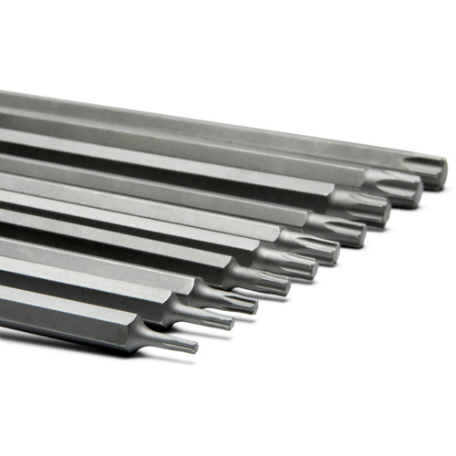 Long Bit Socket Set, Torx&reg;, 1/4"/3/8" Drive, 10 Pcs Ontario Safety Products
