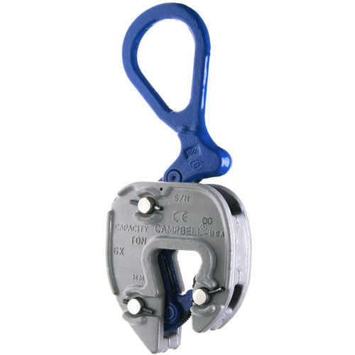 GX Plate Clamp, 2000 lbs. (1 tons), 3/4" - 1-3/8" Jaw Opening Ontario Safety Products