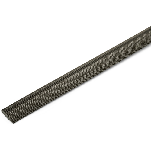 Lime &agrave; taille crois&eacute;e avec poign&eacute;e verte, Demi-ronde, 8", B&acirc;tarde Ontario Safety Products