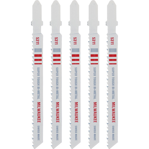 Jigsaw Blade, Bi-Metal, T-Shank, 4" L, 10 TPI Ontario Safety Products