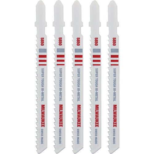 Jigsaw Blade, Bi-Metal, T-Shank, 4" L, 8 TPI Ontario Safety Products