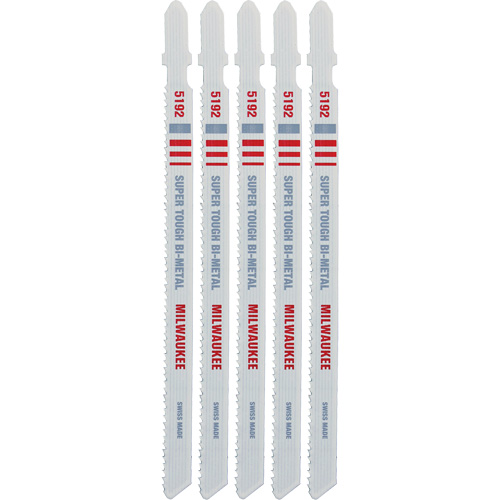 Jigsaw Blade, Bi-Metal, T-Shank, 5-1/4" L, 14 TPI Ontario Safety Products