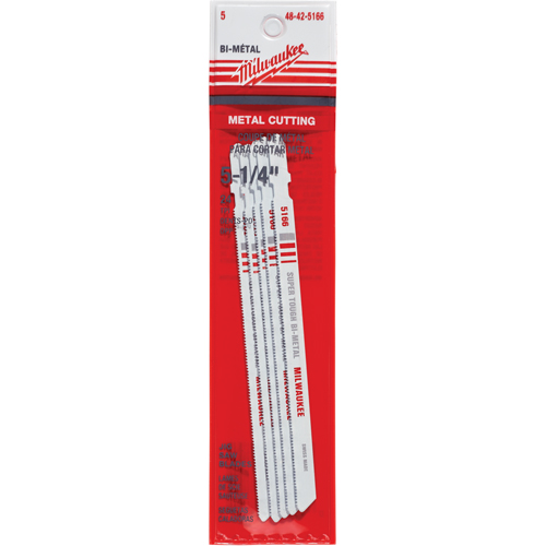 Jigsaw Blade, Bi-Metal, T-Shank, 5-1/4" L, 24 TPI Ontario Safety Products
