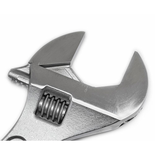 Adjustable Tapered Handle Wrench - Carded, 24" L, 2-7/16"/62 mm Max Width, Chrome/Polished Ontario Safety Products