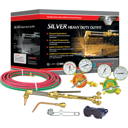 Trousse de soudage & de coupage Silver Series - usage intensif, Coupe jusqu'&agrave; 3/4", Soude jusqu'&agrave; 1/2" Ontario Safety Products