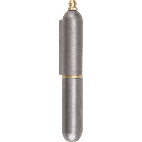 Weld-On Hinge, 0.63" Dia. x 3.937" L, Mild Steel w/Fixed Steel Pin Ontario Safety Products