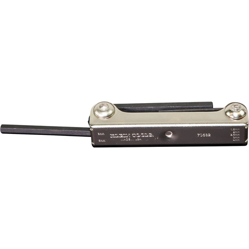 Folding Hex Key Set, 7 Pcs., Metric Ontario Safety Products