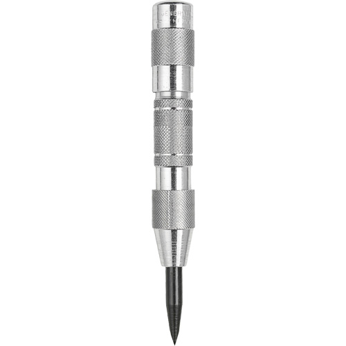 Automatic Center Punch, 13/125" Dia., 5/8" Stock Size, 5" L Ontario Safety Products
