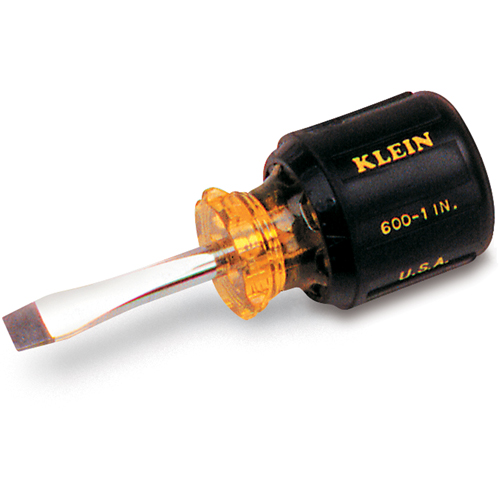 Heavy-Duty Slot Keystone Screwdriver, 3/8", 13-7/16" L, Cushion Grip Handle Ontario Safety Products