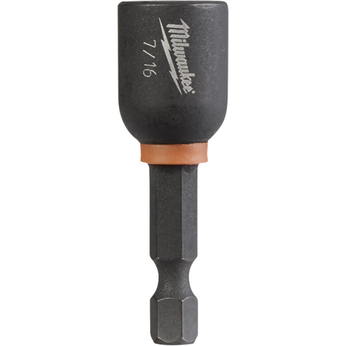 Shockwave Impact Duty Nutsetter, 1/4" Tip, 7/16" Drive, 1-7/8" L, Magnetic Ontario Safety Products