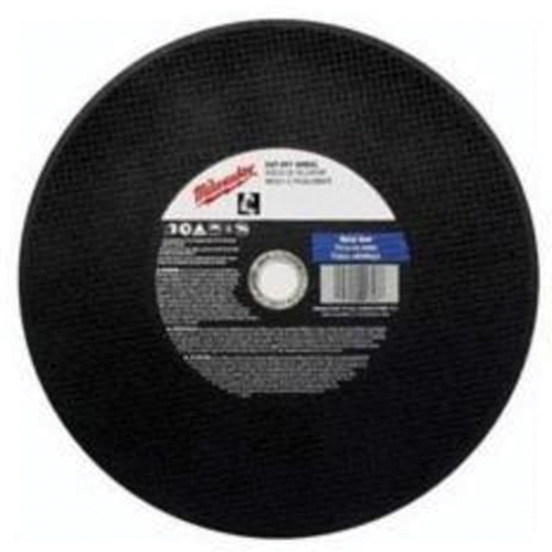 General Purpose Cut-Off Wheels, 14" x 3/32", 1" Arbor, Type 1, Aluminum Oxide, 4365 RPM Ontario Safety Products