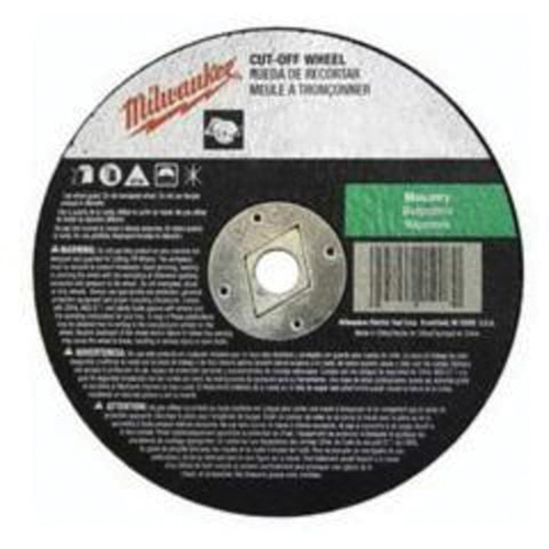 Meules &agrave; tronçonner renforc&eacute;es, 7" x 1/8", Arbre de 5/8", Type 1, Carbure de silicium, 8730 Tr/min Ontario Safety Products