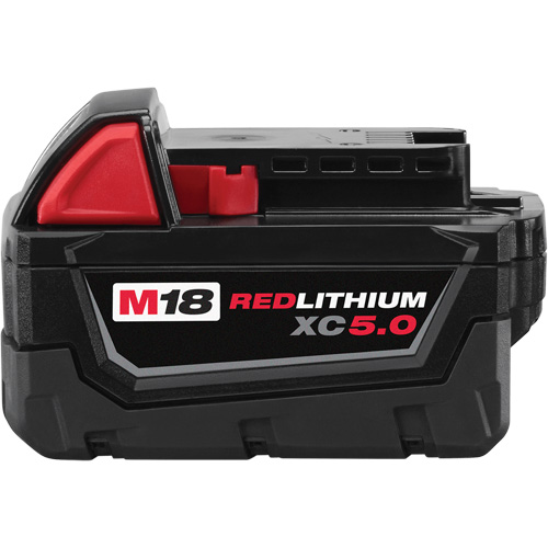 M18 Redlithium XC5.0 Extended Capacity Battery Pack, Lithium-Ion, 18 V, 5 A Ontario Safety Products